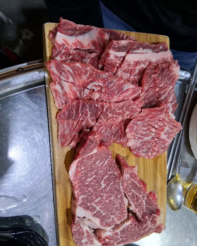 최상급 마블링의 살치살