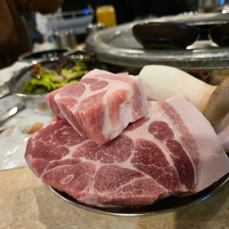 숙성도의 흑돼지