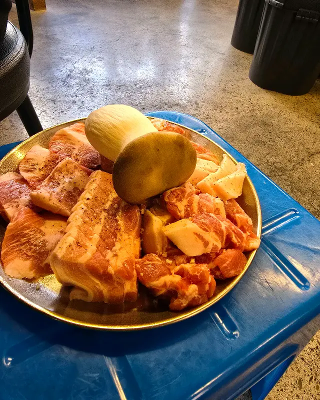 명성고깃집 메뉴판