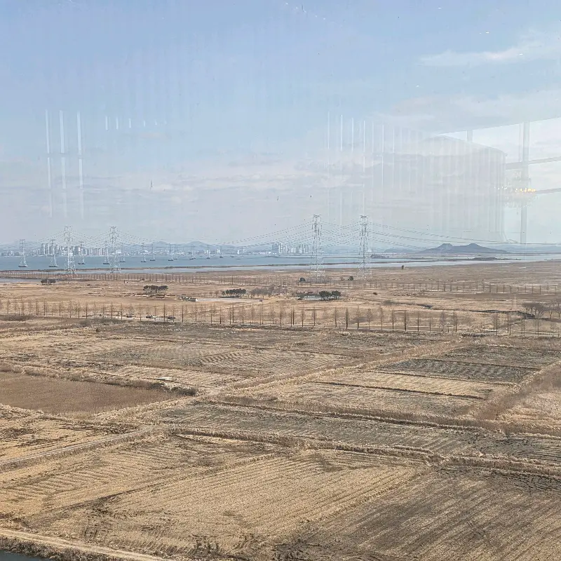 바르바 커피 타워360에서 바라본 대부도 풍경