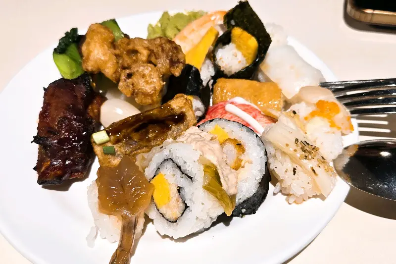 애슐리퀸즈 다산점의 스시