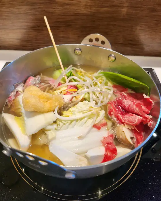 보글보글 끓고 있는 샤브샤브