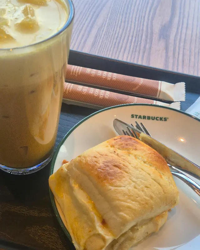 음료와 샌드위치