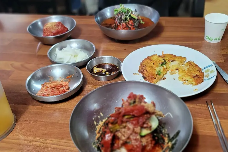 광암막국수 한상차림