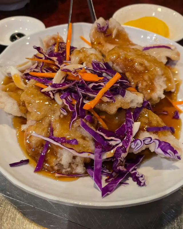 윤기가 흐르는 깐풍기