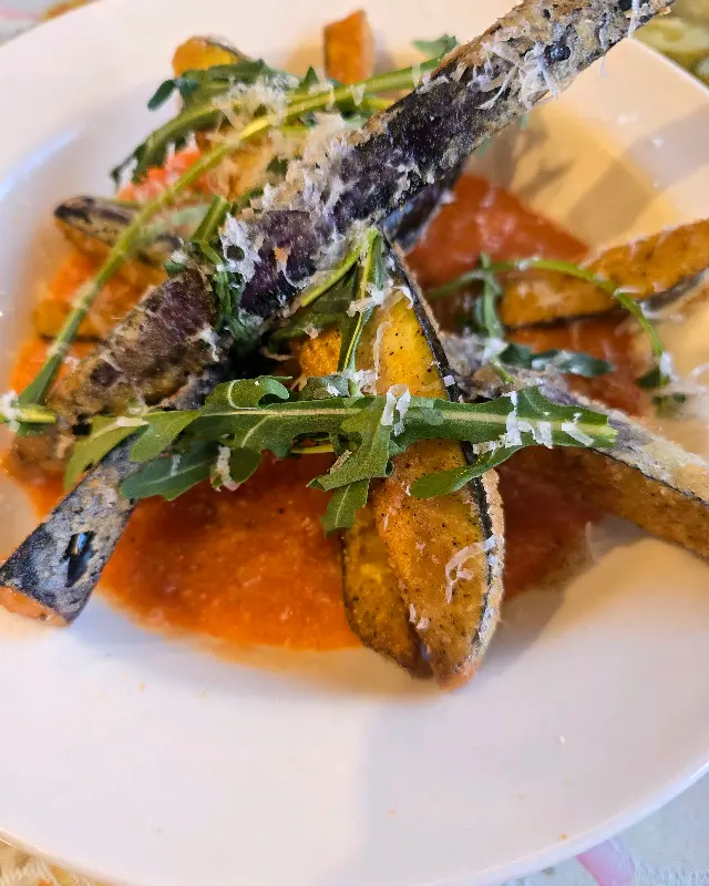 토마토 가지튀김