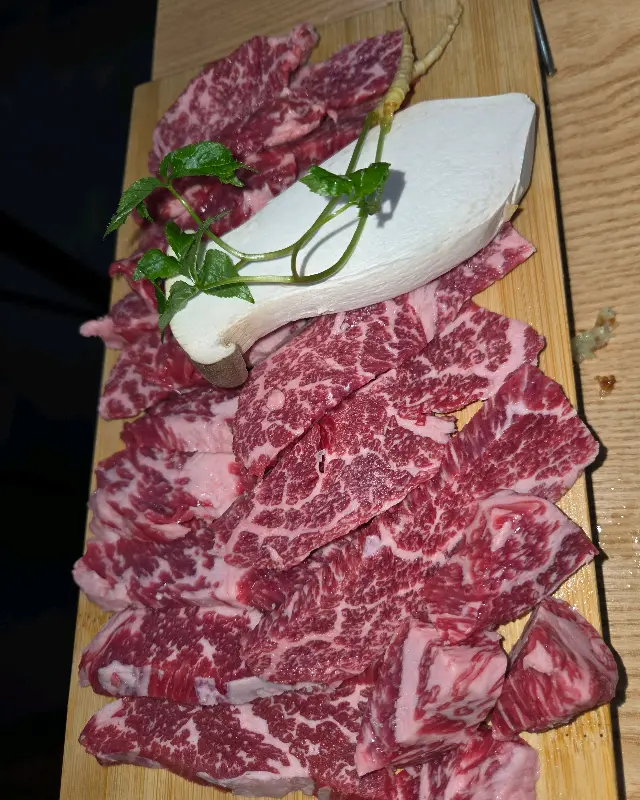 신선한 꽃갈비살