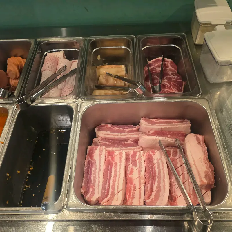 다양한 종류의 고기