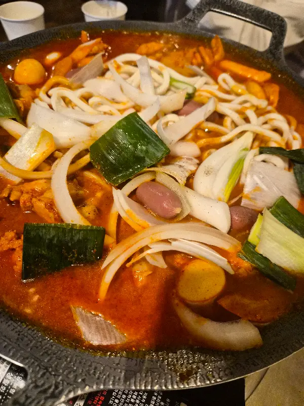 곱도리탕 확대샷