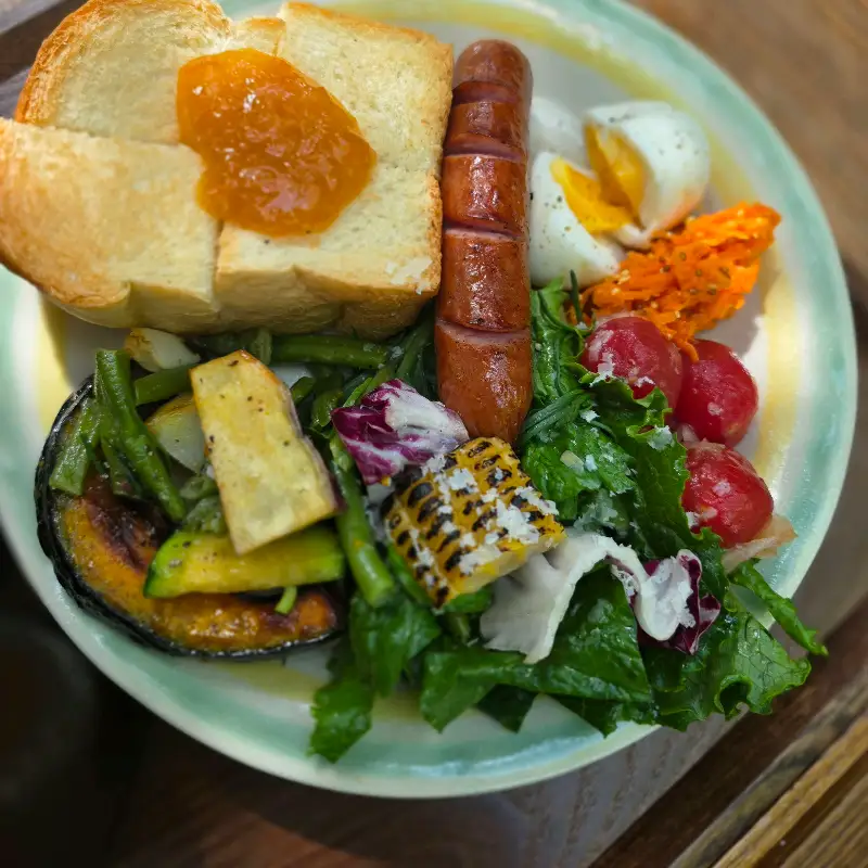 상큼한 오믈렛 샌드위치