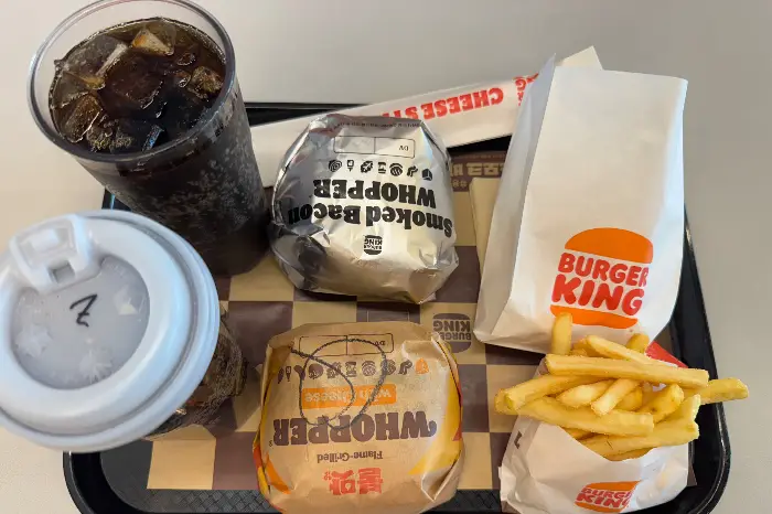 버거킹 햄버거 세트 구성