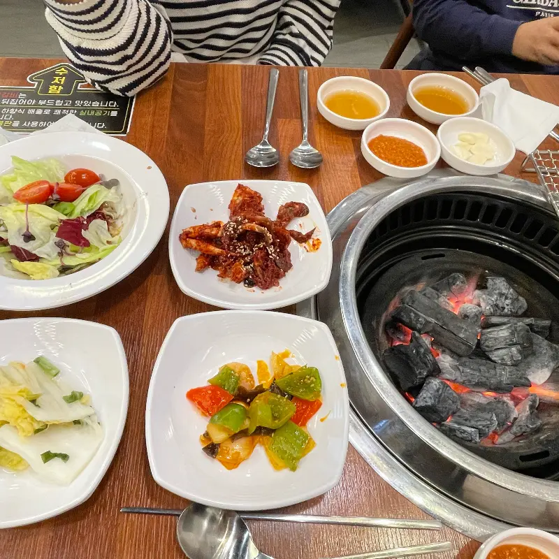 푸짐한 야채 쌈