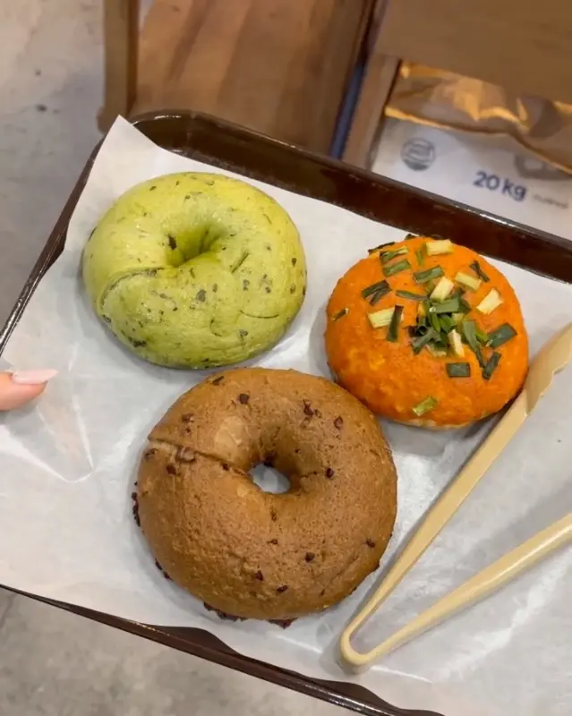 다양한 종류의 베이글