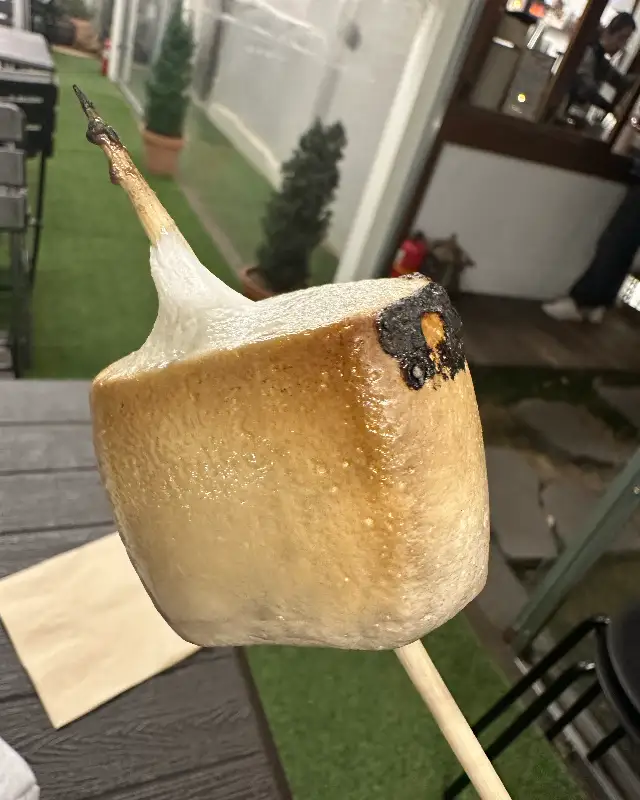 노릇하게 구워진 마시멜로