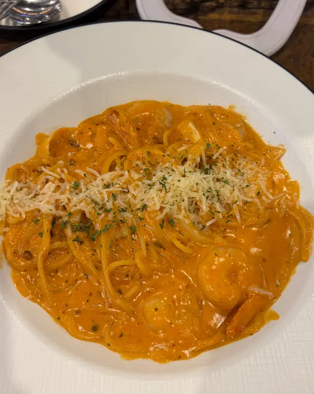 쉬림프 로제 파스타