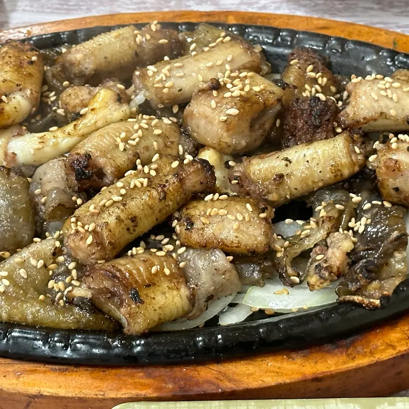 꼼장어 소금구이 확대 사진