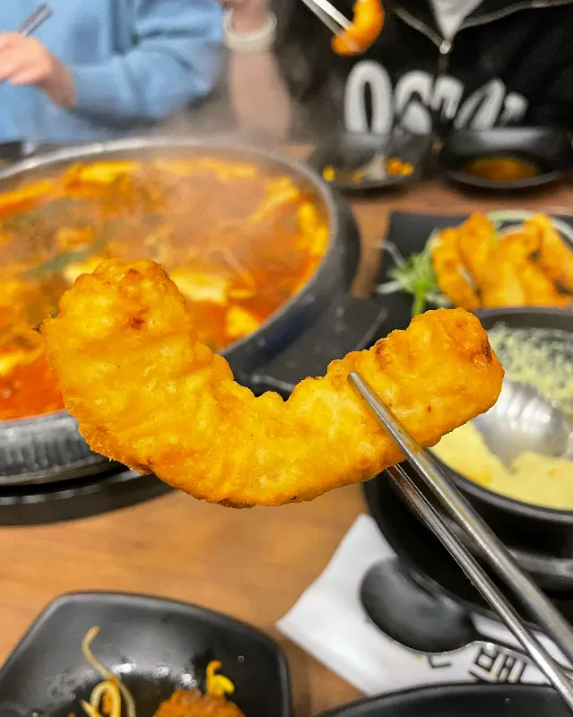 물갈비와 사리