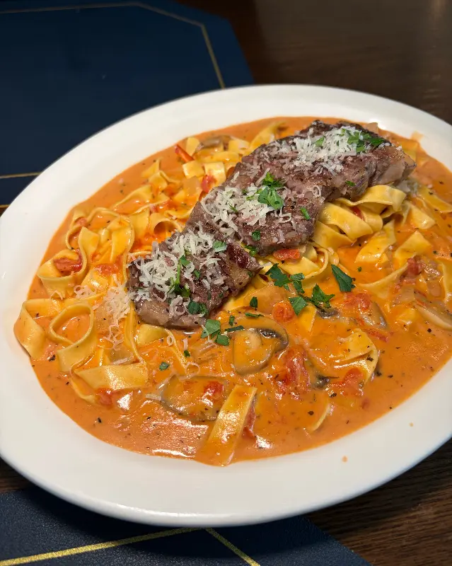 스테이크 파스타