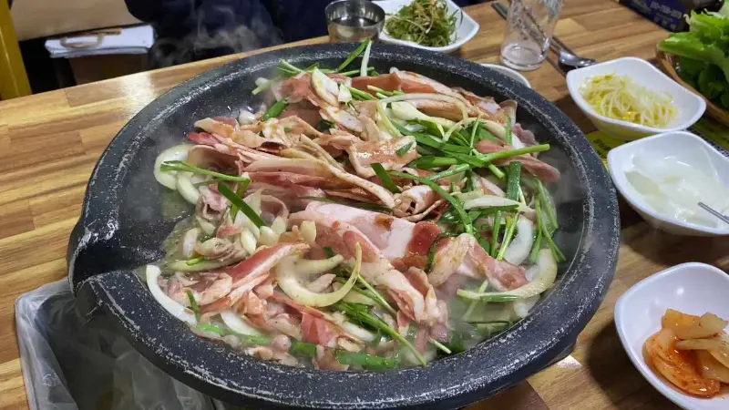 오리불고기 비주얼