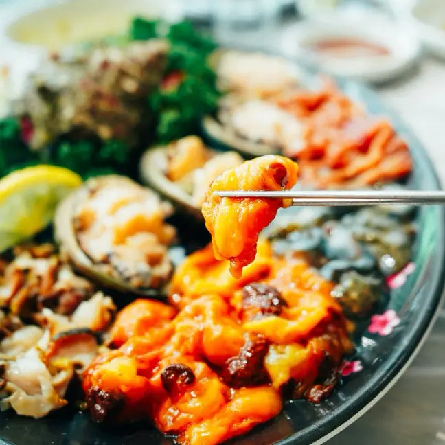 싱싱한 해산물 모둠