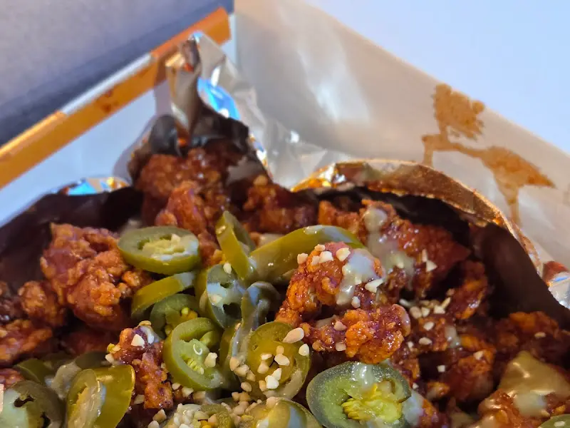 할라피뇨와 고추마요 소스