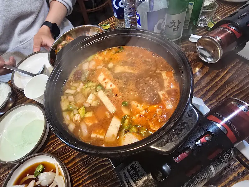 고기 굽는 모습