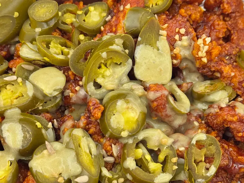 할라피뇨 닭강정 클로즈업