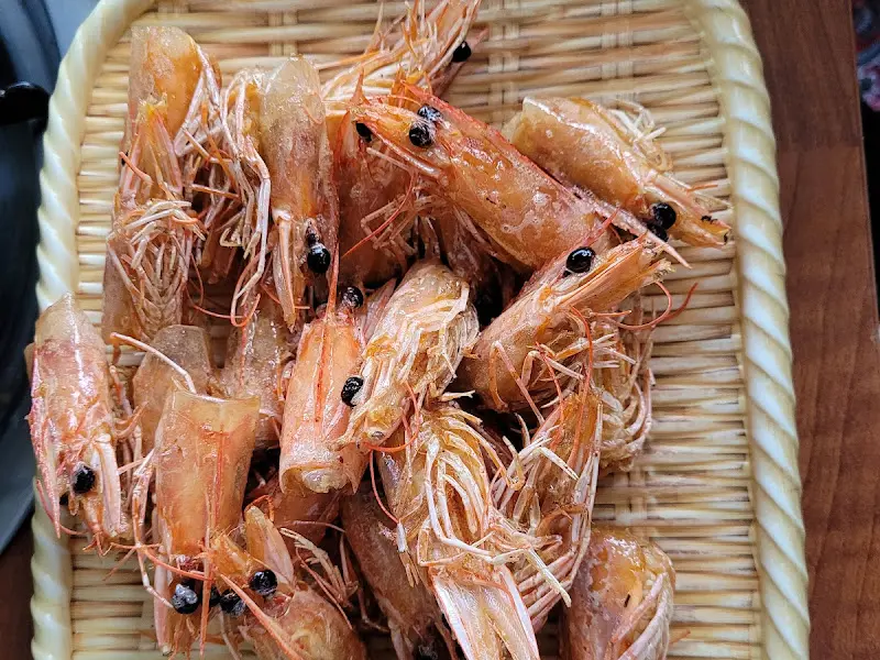 새우 머리 클로즈업