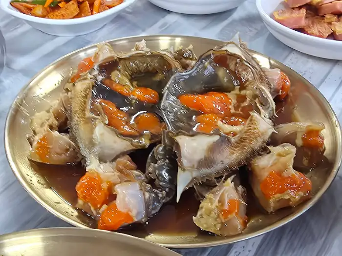 간장게장 모습