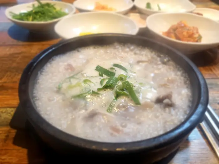 순대국밥 클로즈업