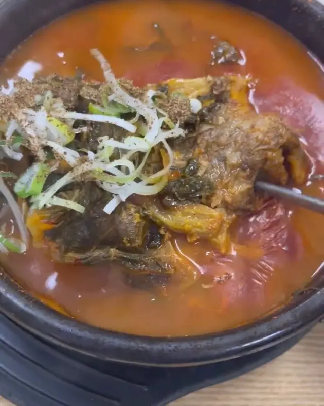 파총각해장국의 비주얼