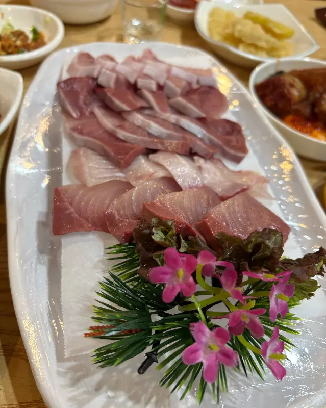 싱싱한 회 한 접시