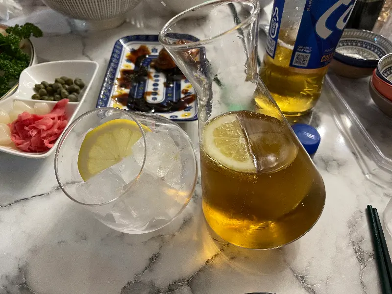 연어와 환상궁합인 하이볼