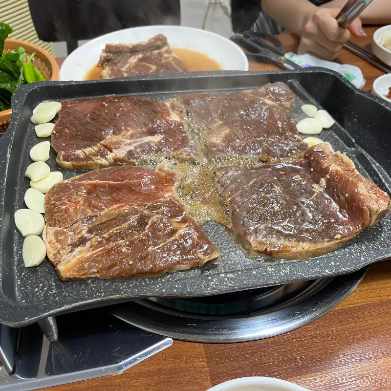 맛있게 구워진 고기