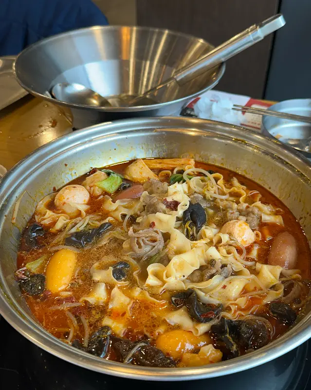 푸짐한 떡볶이 재료