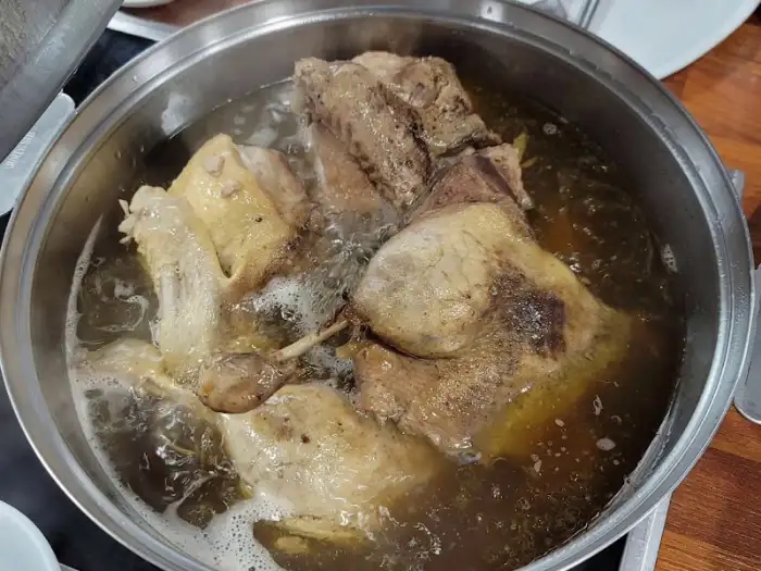 오리백숙