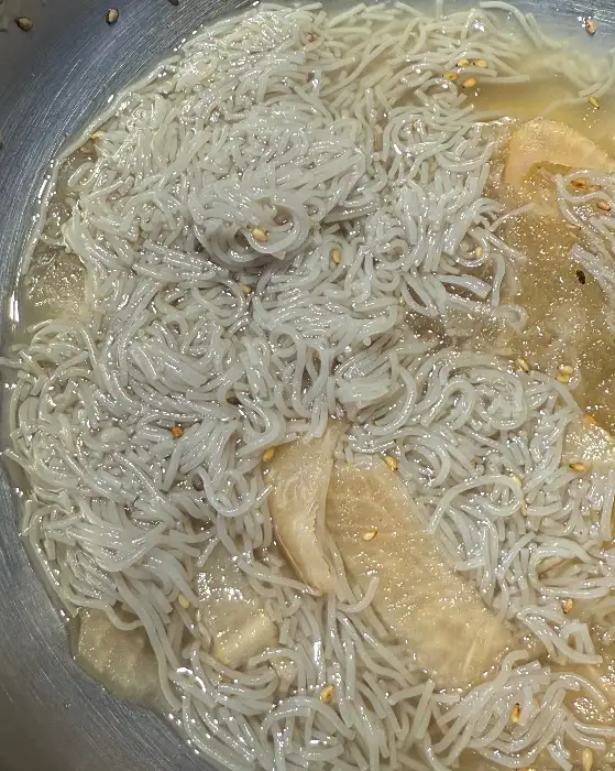 시원한 냉면의 모습