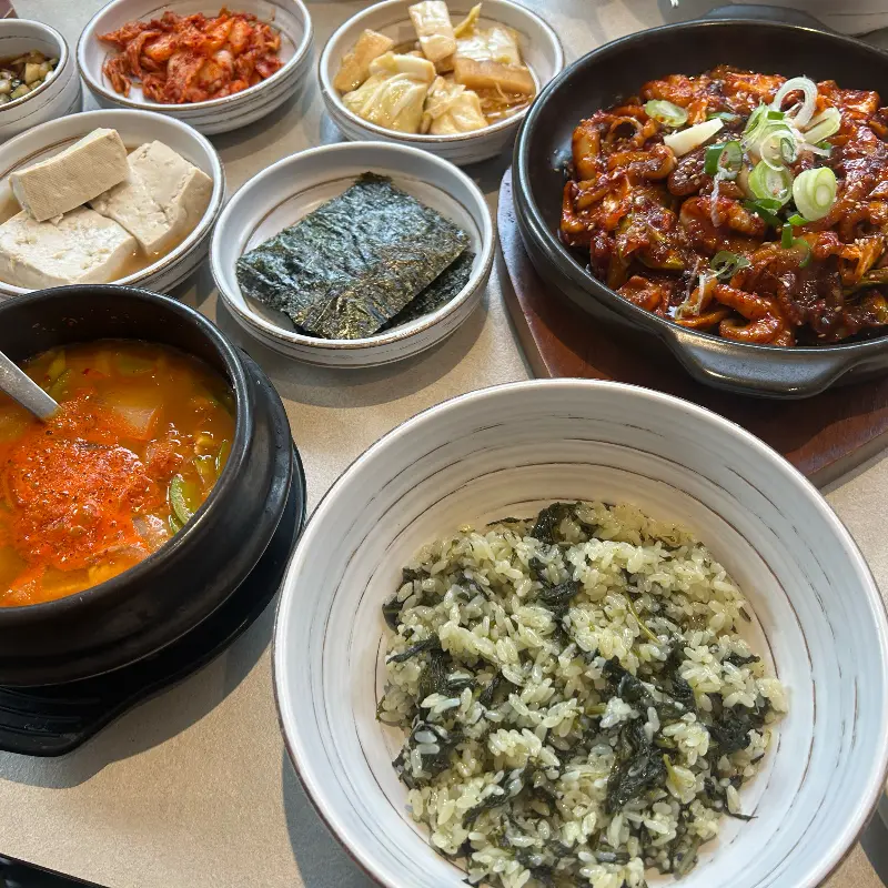 오늘한상 전체샷