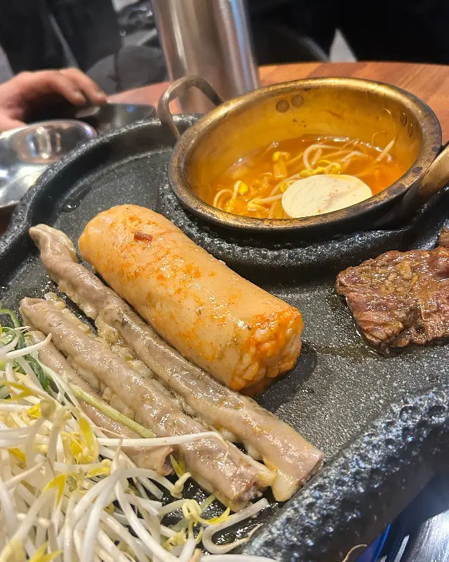 서가장인곱창 메뉴판