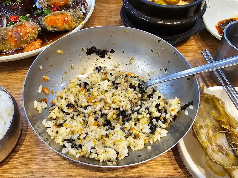게딱지 비빔밥