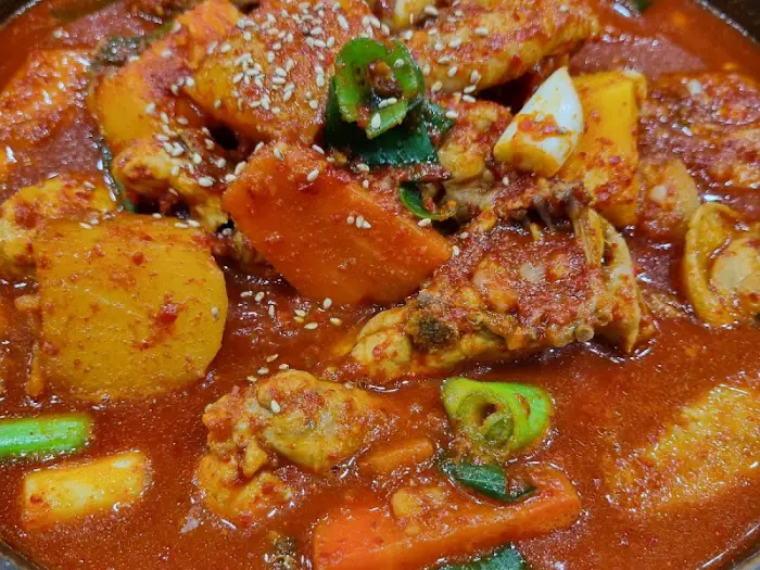 닭볶음탕 근접샷