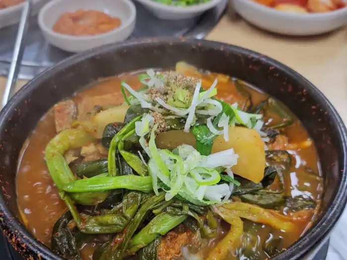 해장국 한상차림