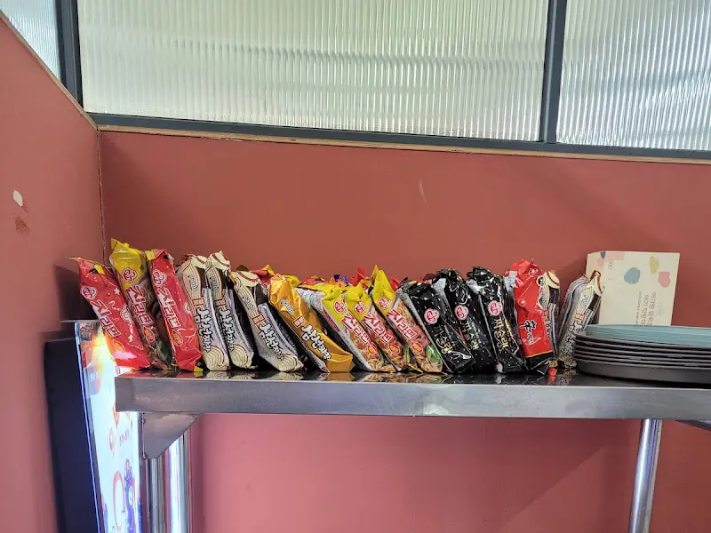 라면 코너 전경