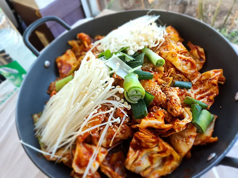 갑오징어 볶음 근접샷