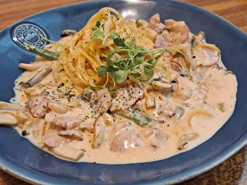 베이컨 크림 파스타