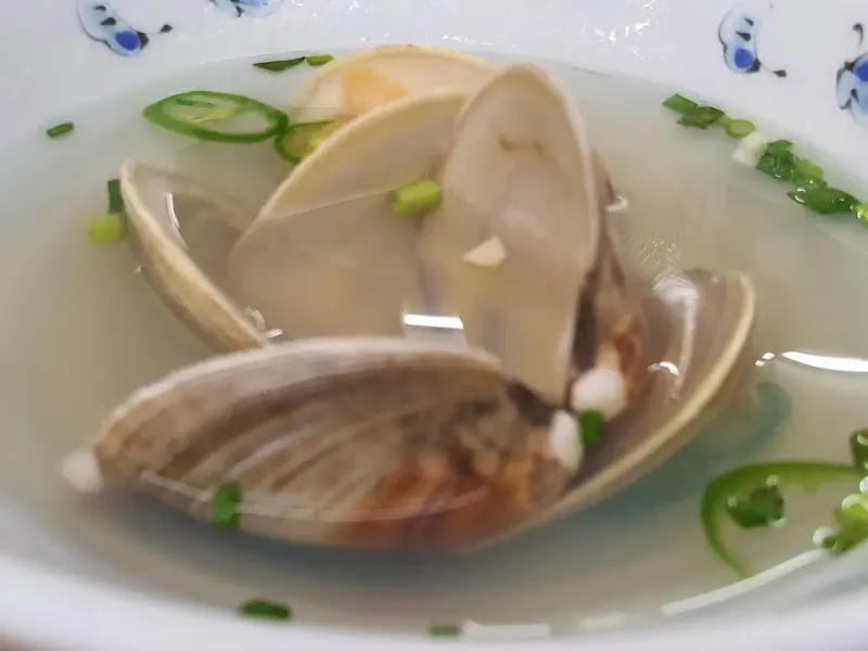 깔끔한 조개탕