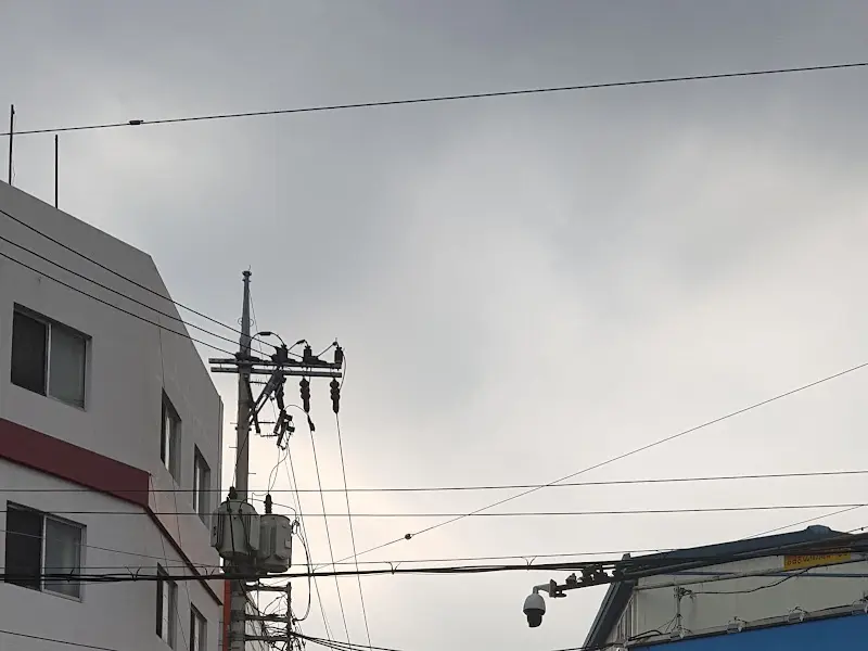 흐린 날씨의 안동 하늘