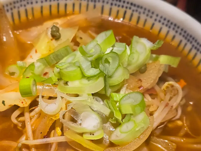 해물라면 클로즈업 사진