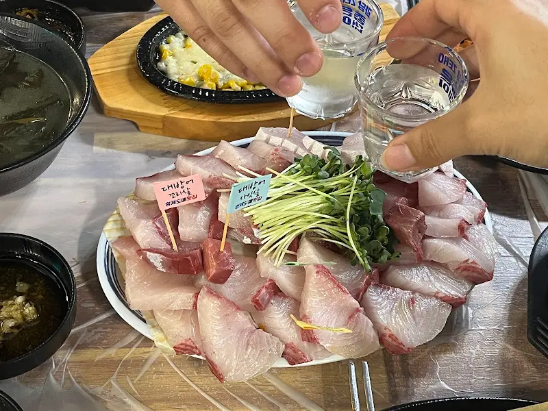 모듬회와 대방어의 향연