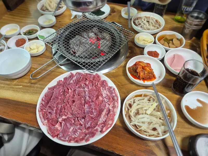 갈매기살 한 상 차림